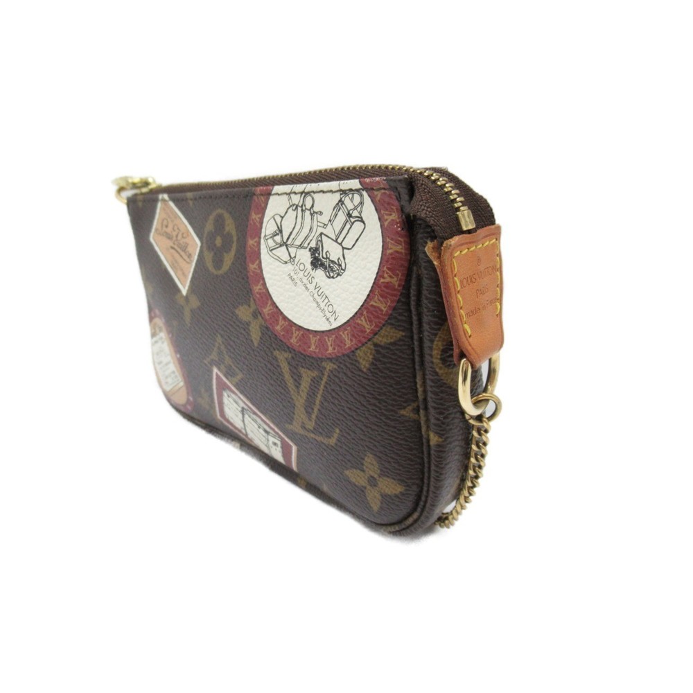 Louis Vuitton Accessory Mini Patch Brown Pouch Po… - image 3